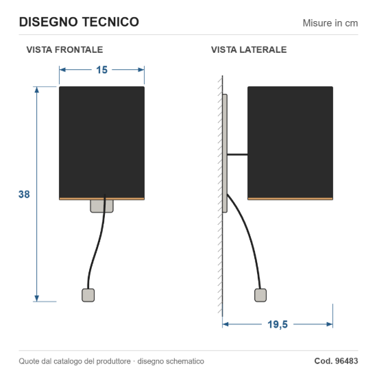 Eglo pasteri applique per comodino camera da letto led 3.8w 3000k nichel opaco