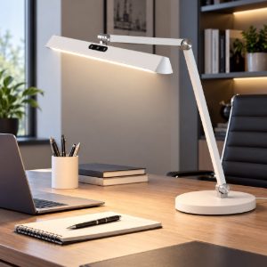 Fabas beba lampada da scrivania bianca led 12w cct 3000k 4000k 6000k
