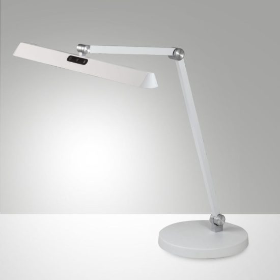 Fabas beba lampada da scrivania bianca led 12w cct 3000k 4000k 6000k