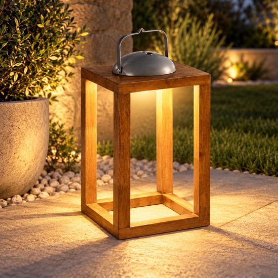 Fabas blend lampada noce da esterno led 3w 3000k ip54