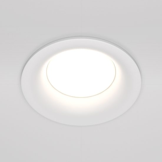 Maytoni slim faretto da incasso gu10 moderno tondo bianco