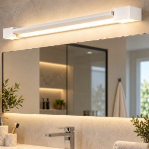 Fabas dinnet applique per bagno bianca led 24w cct 2700k 3000k 4000k ip44