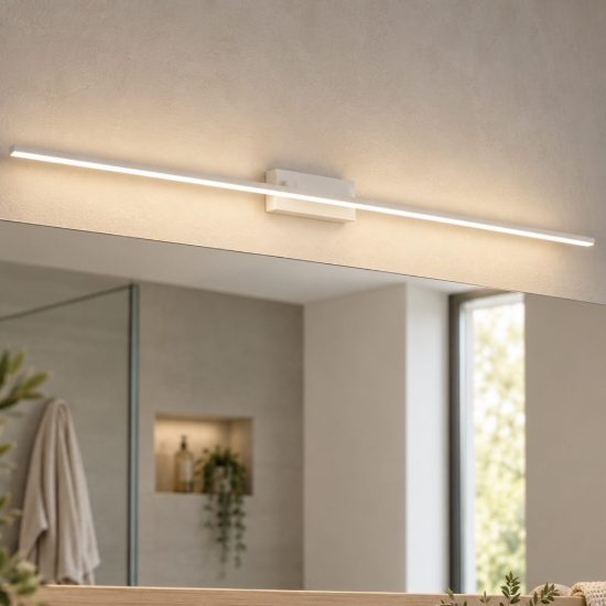 Fabas luce nala applique led 20w 3000k 16cm bianco per bagno