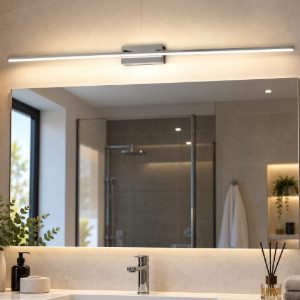 Fabas luce nala applique cromo per bagno led 20w 3000k 16cm