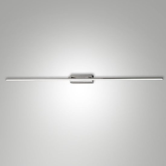 Fabas luce nala applique cromo per bagno led 20w 3000k 16cm