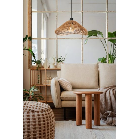 Eglo lavister lampadario rustico per ingresso forma cono nero a sospensione