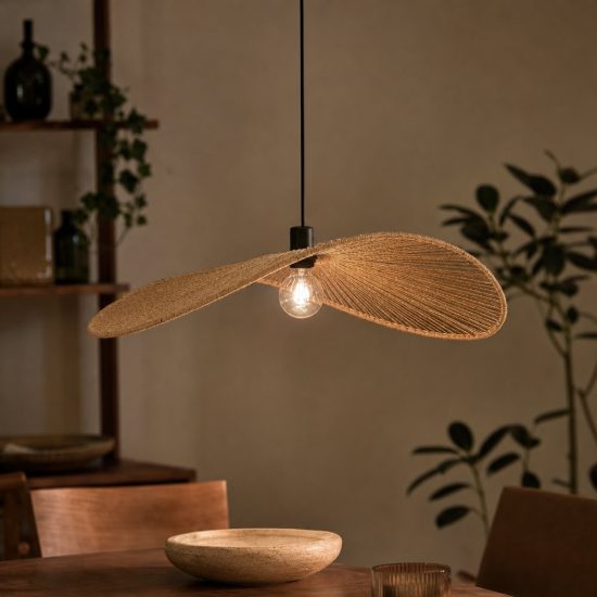 Eglo siruela lampadario rustico per cucina rotondo nero a sospensione