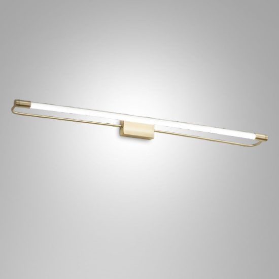 Fabas rapallo applique ottone satinato per bagno led 20w 3000k