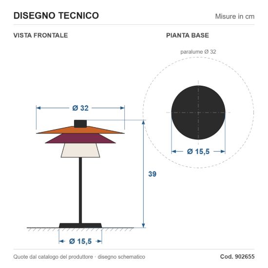 Eglo pignona lampada moderna per soggiorno forma cono nera da tavolo