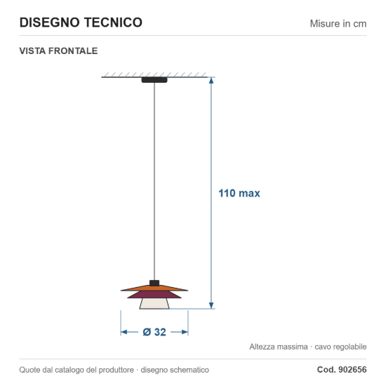 Eglo pignona lampadario per cucina forma cono nero a sospensione