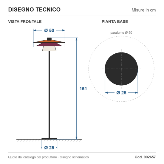 Eglo pignona piantana moderna per soggiorno forma cono nera dimmerabile