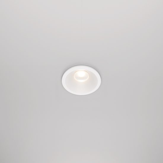 Maytoni zoom faretto da incasso led 6w 3000k per cucina moderno bianco