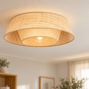 Eglo marford plafoniera moderna tonda nera 50cm per soggiorno