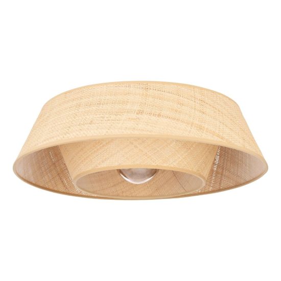 Eglo marford plafoniera moderna tonda nera 50cm per soggiorno