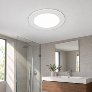 Maytoni stockton faretto da incasso led 7w per bagno ip44 bianco