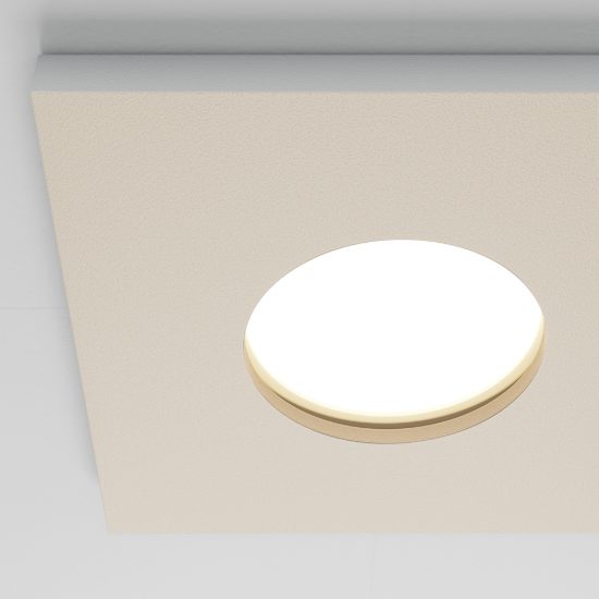 Stark maytoni faretto da incasso gu10 per bagno bianco