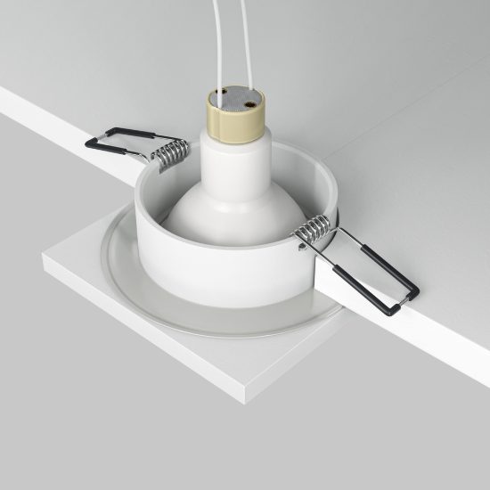 Stark maytoni faretto da incasso gu10 per bagno bianco