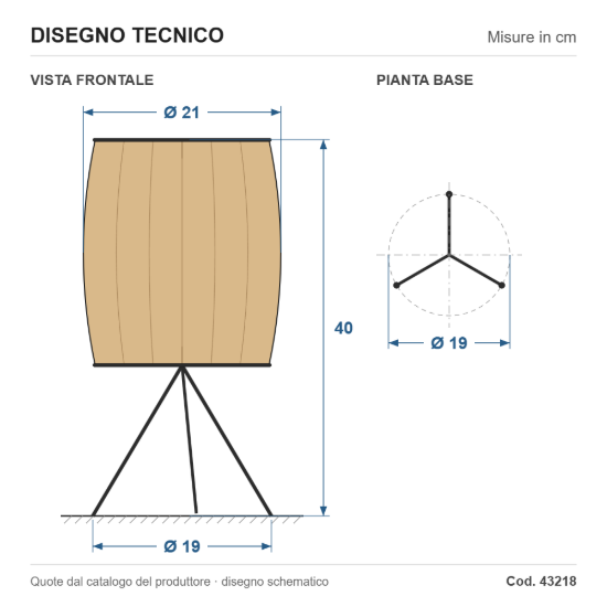 Eglo bordesley lampada moderna per soggiorno cilindrica nera legno da tavolo