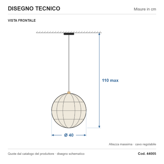 Eglo waverton lampadario per camera da letto sferico nero legno a sospensione