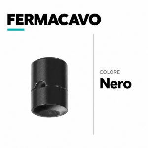 Fermacavo nero