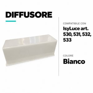 Ricambio diffusore plastica per articoli da esterno 530 - 531 - 532 -533