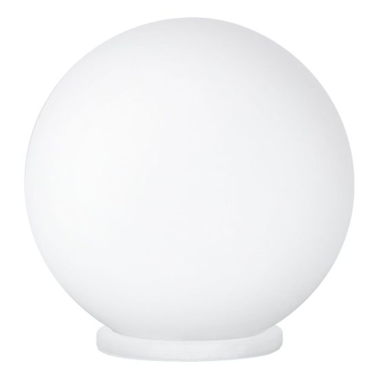 Eglo rondo abat-jour per camera da letto moderna globo bianco vetro