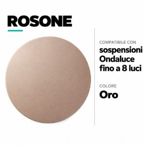 Rosone 8 uscite oro ondaluce