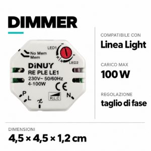 Driver dimmer trasformatore 4-led 100w
