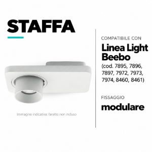 Linea light beebo staffa di fissaggio per installazione modulare