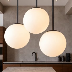 Maytoni basic form lampadario per cucina moderna 3 luci