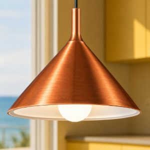 Gea luce barbie lampadario da cucina design minimal rame