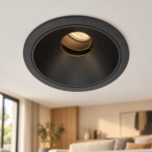 Maytoni wise faretto moderno nero da incasso led 10w 3000k