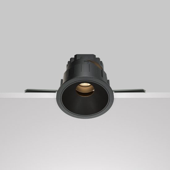 Maytoni wise faretto moderno nero da incasso led 10w 3000k