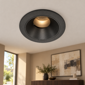 Maytoni wise faretto da incasso per cucina nero led 7w 3000k