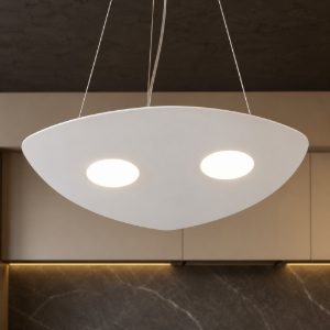 Lampadario per cucina moderna grigio toplight shape