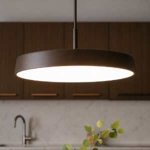 Lampadario per cucina moderna caffe' led 39w cct 3000k 4000k dimmerabile