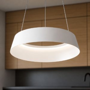 Gea luce juliette lampadario cucina led 50w 3000k bianco rotondo