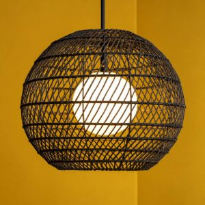 Maytoni cane lampadario da cucina orientale nero