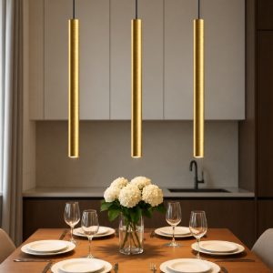 Gea luce thalassia lampadario led 21w 3000k da cucina 3 luci