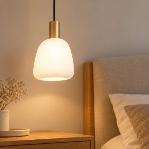 Eglo manzanares lampada a sospensione globo ottone spazzolato e oro per ingresso 23cm