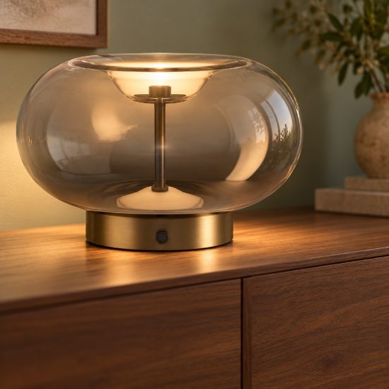 Eglo optica 1 abat-jour per camera da letto ovale bronzo led 7.2w cct 2700k 6500k dimmerabile