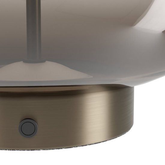 Eglo optica 1 abat-jour per camera da letto ovale bronzo led 7.2w cct 2700k 6500k dimmerabile