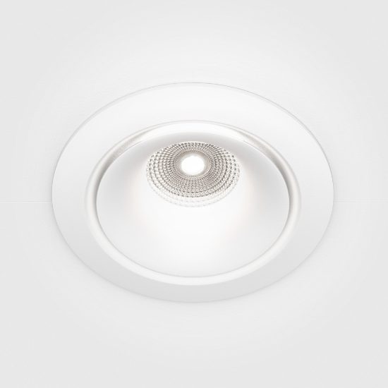 Maytoni yin faretto da incasso led 12w 4000k per cucina moderno bianco