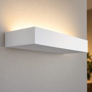 Fabas diva applique da parete rettangolare bianca led 41w 4000k