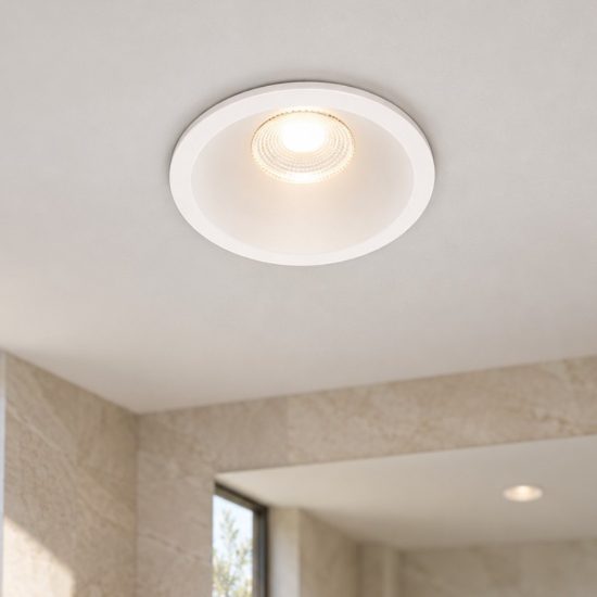Maytoni zoom faretto da incasso led 6w 3000k per cucina moderno bianco