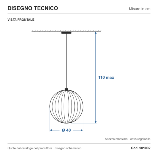 Eglo venezuela lampadario moderno per ingresso sfera nero a sospensione 40cm