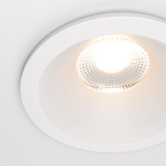 Maytoni zoom faretto da incasso led 3000k dimmerabile per bagno ip65