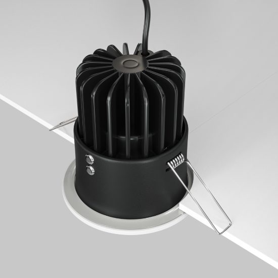 Maytoni zoom faretto da incasso led 3000k dimmerabile per bagno ip65