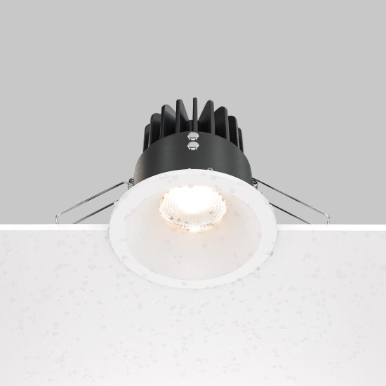 Maytoni zoom faretto da incasso led 3000k dimmerabile per bagno ip65