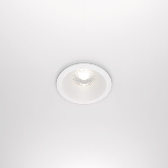Maytoni zoom faretto da incasso ip65 led 4000k dimmerabile per bagno